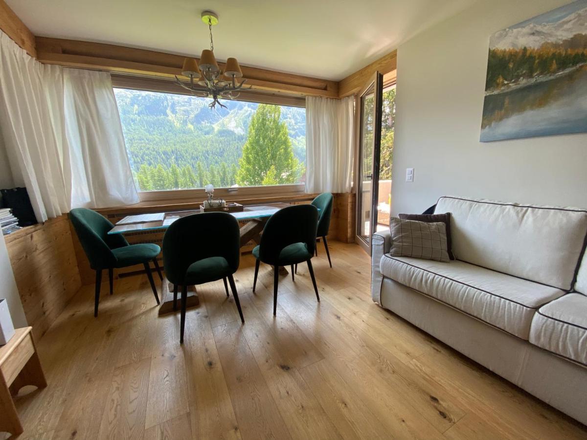Bilocale Nuovo St. Moritz Chesa Arlas Bagian luar foto